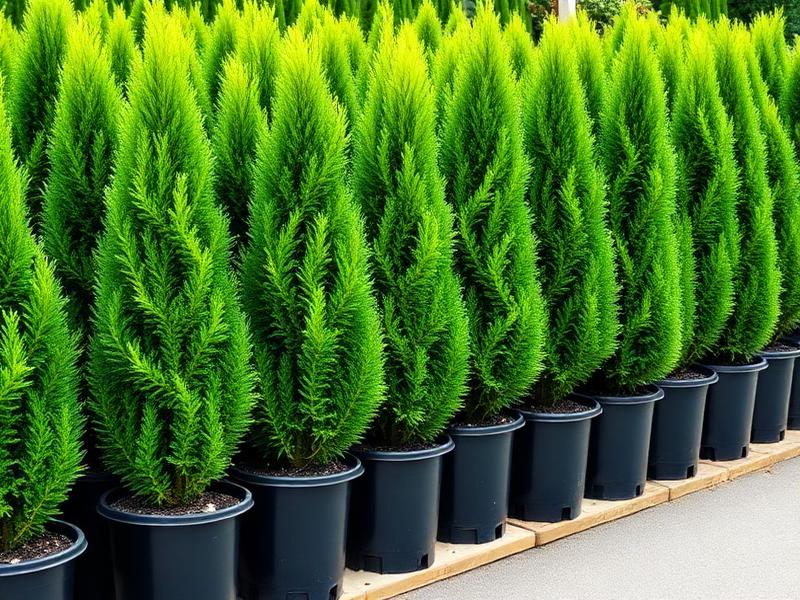 Thuja Smaragd häckplantor från odlare